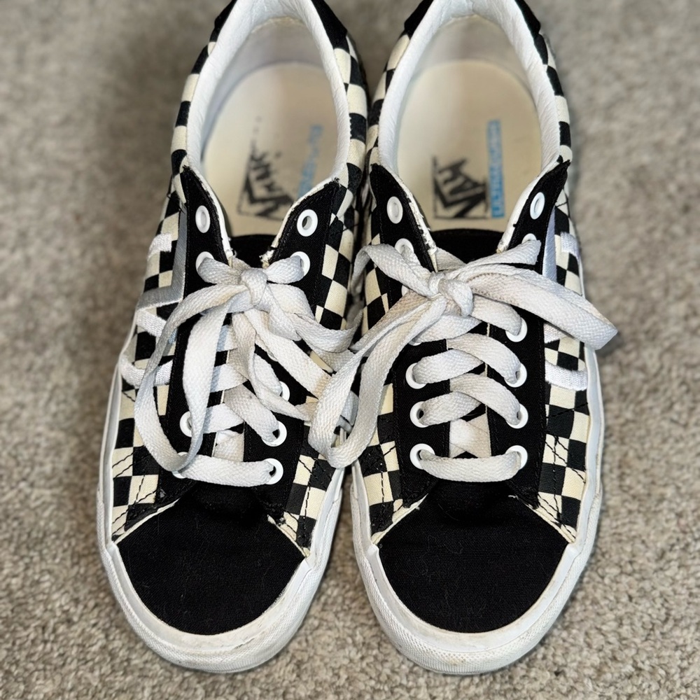 Vans Ultra Cush Platform Checkerboard Sneakers